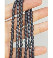 Hematit Taşı Arpa Kesim Dizi 4*5.5mm (49636)