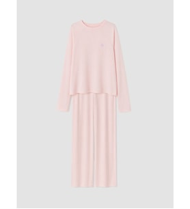 LCW Limitless Pembe Bisiklet Yaka Kız Çocuk Pijama Takım