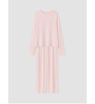 LCW Limitless Pembe Bisiklet Yaka Kız Çocuk Pijama Takım