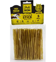 Delibon Gerçek Deriden İnce Burgu Çubuk, Thınx40Pcs., Natural