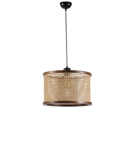 GİZEM BÜYÜK TEKLİ CEVİZ RATTAN SARKIT