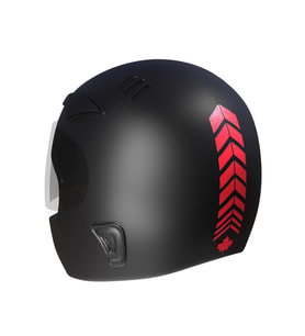 2 Adet Sport Kask, Araba Ayna Reflektif Kırmızı Kask Sticker Çınar Extreme