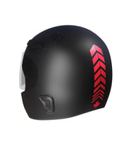 2 Adet Sport Kask, Araba Ayna Reflektif Kırmızı Kask Sticker Çınar Extreme