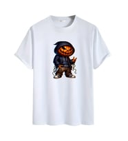 Animasyon Görselli  Unisex (Tshirt) Tişört (Beyaz)