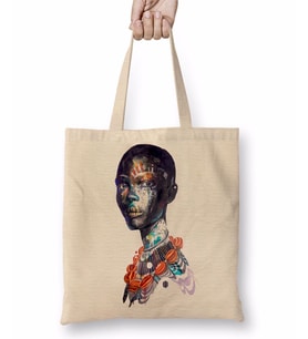 Rosto Pintura Bez Çanta Uzun Saplı
