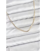 CM 14K Gold Renk Pirinç Zincir Model Kadın Kolye - TJ-BKO10917