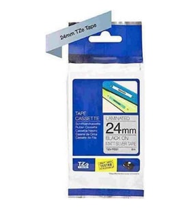 Brother TZe-M951 Mat Gri Üzerine Siyah Muadil Etiket Şeridi