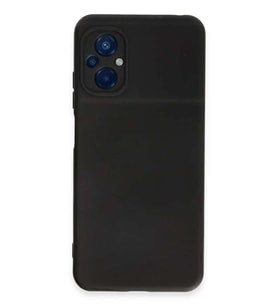 Poco M5 Kılıf Nano içi Kadife Silikon - Siyah