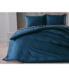 Saten Artline Nevresim Takımı Çift King Size - Mavi