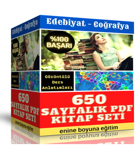 AYT Edebiyat-Coğrafya Hazırlık Kitabı (PDF Ders Notları + Görüntülü Dersler)