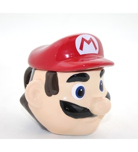 Porselen Süper Mario Kupa Bardak (Çok Renkli)