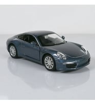 Porsche 911 S Metal Model Araba Gri - Kişiye Özel Plakalı (1:36 Ölçek)