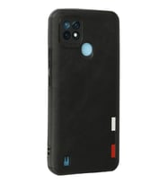 Newface Realme C21 Kılıf Loop Deri Silikon - Siyah