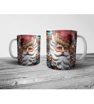 Pixxa Noel Baba Yılbaşı Christmas Kupa Bardak Model 3
