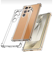 Samsung S24 Ultra Şeffaf Kaliteli Silikon Telefon Kılıfı