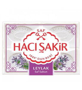 Hacı Şakir Banyo Sabunu Leylak 4 Lü 600 Gr