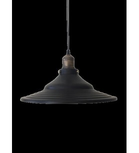 MYLİGHTS  RETRO  RUSTİK METAL SARKIT AVİZE 38 CM   (Siyah)
