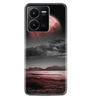 Vivo Y22 Kılıf Resimli Desenli Silikon Platinium Series Red World 1836