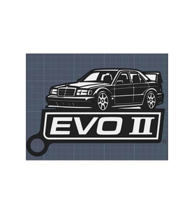 Mercedes 190E EVO Tasarımlı Anahtarlık – Efsanevi Spor Otomobil Şıklığı