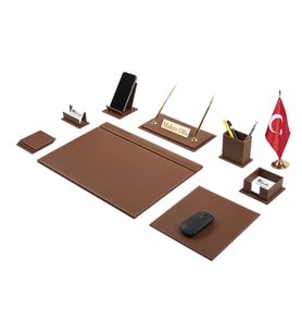 G101 Deri Sümen Takımı 11 Parça Taba Full Set