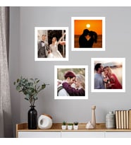 Yapışkanlı 4 lü Fotoblok türü çerçeveler( baskılar dahil)