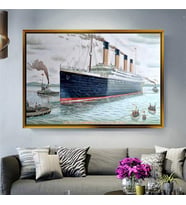 Altın Çerçeveli dekoratif tablo l772 (Gold)