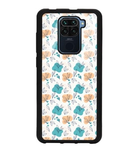 Xiaomi Redmi Note 9 Uyumlu Minik Yapraklar Tasarımlı Glossy Telefon Kılıfı