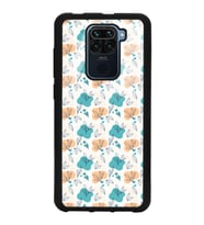Xiaomi Redmi Note 9 Uyumlu Minik Yapraklar Tasarımlı Glossy Telefon Kılıfı