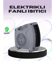 Taşınabilir Fanlı Isıtıcı Elektrikli Termik Korumalı Oda Isıtıcı