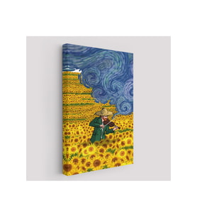 Vincent van Gogh Temalı  İllüstrasyon Tablosu-6361