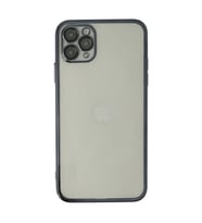 Apple iPhone 11 Pro Max Kılıf Razer Lensli Silikon - Siyah