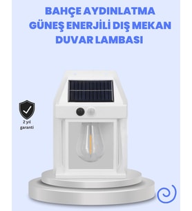 Ip65 Su Geçirmez Güneş Paneli Dış Mekan Lamba - Lisinya