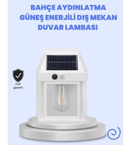 Ip65 Su Geçirmez Güneş Paneli Dış Mekan Lamba - Lisinya