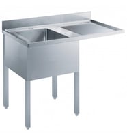Electrolux Professional Tek Evyeli Tezgah 600x500 Mm, Damlalığı Sağda - 1200 Mm NSBD1217R