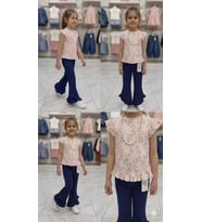 Northcity 6-7-8 Yaş Kolyeli Full Likra Çocuk Takımı - Pamuklu, Antialerjik ve Güvenli Bebek Giyimi
