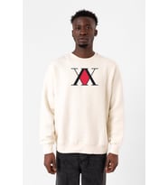 Hunter x Hunter Anime Logo Ekru Erkek 2ip Sweatshirt