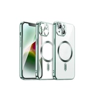 İphone 15 Kılıf Kross Magneticsafe Kapak - Koyu Yeşil