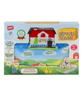 YY-571 A622374TR-U Sesli ve Işıklı Eğitici Çiftlik Halısı -Birliktoys
