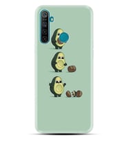 Realme 5i 5 Pro 6i 7 Pro 8 Kılıf Desemli Silikon Avokadolar1352