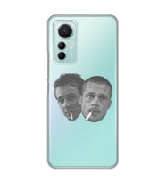 Xiaomi Mi 12 Lite Uyumlu Fight Club Desenli Şeffaf Telefon Kılıfı