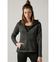 Maraton SlimFit Kadın Kapüşonlu Haki Tracktop