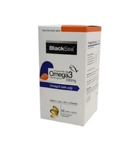 Black Sea Omega 3 Balık Yağı 1000 mg 60 Kapsül