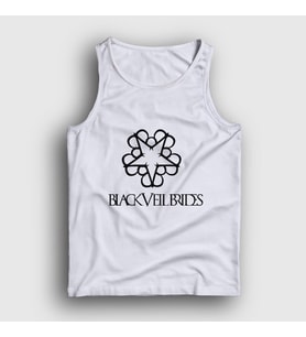Presmono Unisex Beyaz Star Black Veil Brides Atlet 19108tt (Beyaz)