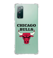 Samsung Galaxy S20 Fe  Köşe Korumalı Antişok Kapak Chicago Bulls Tasarımlı Şeffaf Silikon Kılıf