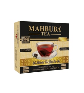 Mahbuba Std 100 Ithal Seylan Sri Lanka Ceylon Kaçak Sallama Süzen Bardak Poşet Siyah Yaprak Çayı 100