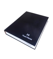 Fihrist Ticari 24'lü 16x23 Siyah Cilt Bezli 1 Adet Artlantis Ticari Firhist Siyah 16*23