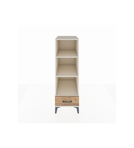 Kronos Dolap 3 Raflı Tek Çekmeceli 44x59x134 Aytaşı-Çam