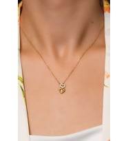 KALPLİ TASARIM KOLYE 14 AYAR ATS9633