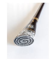 Spiral Dokulu Kokonat Saç Çubuğu