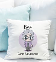 Canım Babaannem Tasarımlı Yastık Kişiye Özel